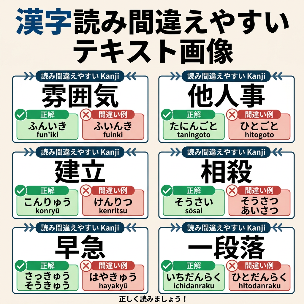 意外と難しい漢字クイズ